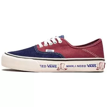 Кроссовки унисекс Authentic SF Man, I Need Vans Blue Dress-Blues Burnt-Brick VN0A3MU6V7U 36.5