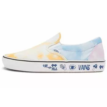 Кроссовки унисекс без шнуровки Vans ComfyCush Pastel Tie Dye, разноцветные, разноцветные, истинно-белые VN0A7TNMB1Y 42