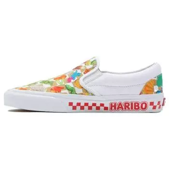Кроссовки унисекс без шнуровки Vans Haribo x Classic Slip-On Gummy Candies, разноцветные в шахматном порядке VN0A7Q5DBMB 38.5