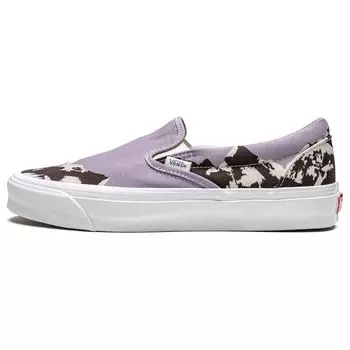 Кроссовки унисекс без шнуровки Vans Kith x Vault OG Classic Slip-On LX Mountain Range Пурпурно-белый VN0A45JK6CE 40.5