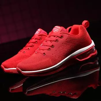 Кроссовки унисекс большого размера, пара обуви, дышащие кроссовки Flyknit на воздушной подушке, обувь Max, мужская обувь 35 чёрный