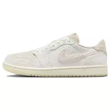 Кроссовки унисекс Chris Paul x Air Jordan 1 Retro Low OG Give Them Flowers Кремовые Светло-кремовые паруса FZ0455-200 40.5