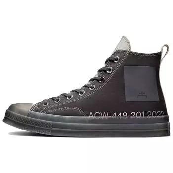 Кроссовки унисекс Converse A-Cold-Wall* x Chuck 70 High Pavement Серые серебристо-берёзовые A02277C 36