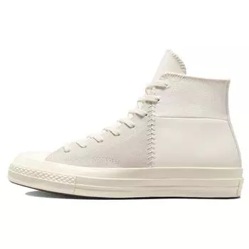 Кроссовки унисекс Converse Chuck 70 Crafted Mixed Material High Egret Кремовый Светло-Серебристый 172666C 42.5