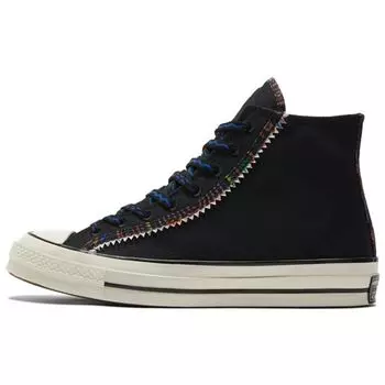Кроссовки унисекс Converse Chuck 70 High Black Aztec белые A04405C 35