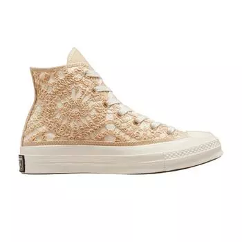 Кроссовки унисекс Converse Chuck 70 High Daisy Cord Кремовые Oat-Milk Egret A05005C 37.5