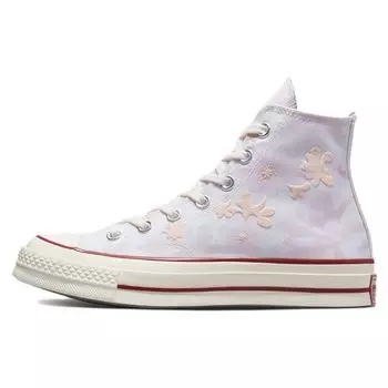 Кроссовки унисекс Converse Chuck 70 High Embroidered Desert Floral Pink Egret Barely-Rose A00834C 35