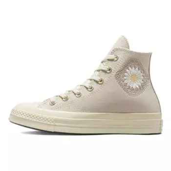 Кроссовки унисекс Converse Chuck 70 High Festival Florals Кремовые Desert-Sand Egret A03519C 35