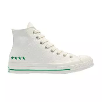 Кроссовки унисекс Converse Chuck 70 High Green Stars White Vintage-White Amarillo 170999C 35