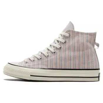 Кроссовки унисекс Converse Chuck 70 High Pecan Stripes Разноцветные Бежево-Фиолетовый A02291C 41
