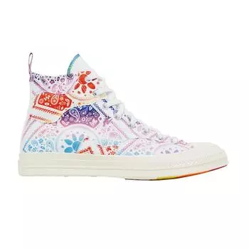 Кроссовки унисекс Converse Chuck 70 High Pride белые университетски-красные A02266C 35