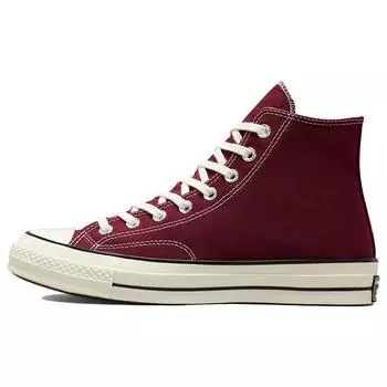 Кроссовки унисекс Converse Chuck 70 High Recycled Canvas - Deep Bordeaux Red 171567C 45