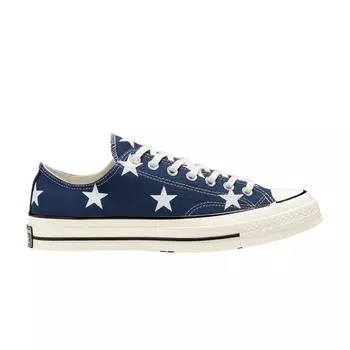 Кроссовки унисекс Converse Chuck 70 Low Archival Stars Print Blue Navy White 167812C 37.5