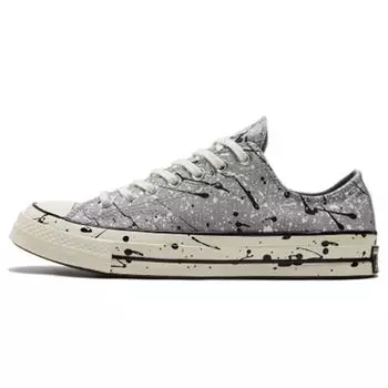 Кроссовки унисекс Converse Chuck 70 Low Archive Paint Splatter Grey Ash-Stone Black A01172C 36