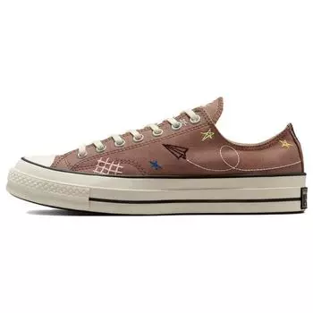 Кроссовки унисекс Converse Chuck 70 Low Cowboy Embroidery Оранжевый Burnt-Orange Egret A03665C 37