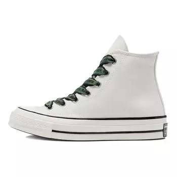 Кроссовки унисекс Converse Chuck 70 с высокой надписью и шнуровкой White Egret Treeline A01802C 35