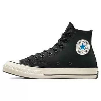 Кроссовки унисекс Converse Chuck 70 Suede High Black Egret Ancestral-Blue A05599C 35