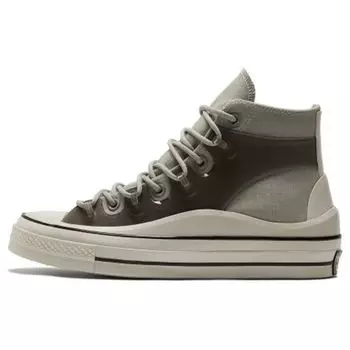 Кроссовки унисекс Converse Chuck 70 Utility High Slate Sage Light Bone Серый Черный A02130C 35