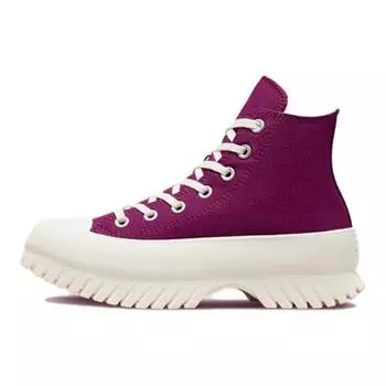 Кроссовки унисекс Converse Chuck Taylor All Star Lugged 2.0 High Mystic Orchid Фиолетовый Черный Egret A03701C 46.5