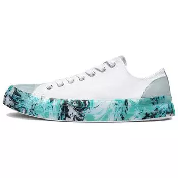Кроссовки унисекс Converse Chuck Taylor All Star CX Low Marbled White Ash-Stone Washed-Teal A00427C 36
