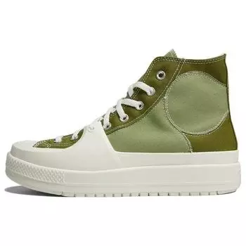 Кроссовки унисекс Converse Chuck Taylor All Star Construct High Colorblock - Alligator Green Alligator-Friend-Green Grassy A03471C 35