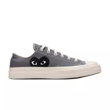 Кроссовки унисекс Converse Comme des Garons PLAY x Chuck 70 Low Steel Grey Grey Egret Black 171849C 36.5