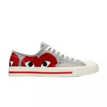 Кроссовки унисекс Converse Comme des Garons PLAY x Jack Purcell Drizzle Red Grey Egret 171260C 35