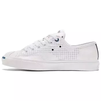 Кроссовки унисекс Converse DuPont Tyvek x Jack Purcell Rally White Princess Blue Огненно-красные 170063C 44