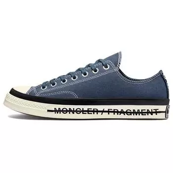 Кроссовки унисекс Converse Fragment Design x Chuck 70 Low Insignia Blue Egret Black 172323C 37