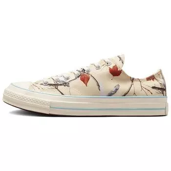 Кроссовки унисекс Converse Golf Wang x Chuck 70 Low Owl Cream Egret Corydalis-Blue A01798C 37