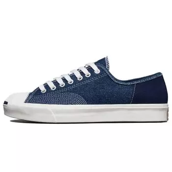 Кроссовки унисекс Converse Jack Purcell Low Navy Washed Denim Blue White 171938C 37