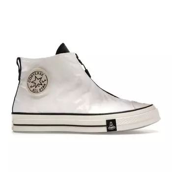 Кроссовки унисекс Converse Joshua Vides x Chuck 70 High Made in Studio Белый Черный A00711C 36