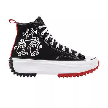 Кроссовки унисекс Converse Keith Haring x Run Star Hike Черный Белый Красный 171859C 38