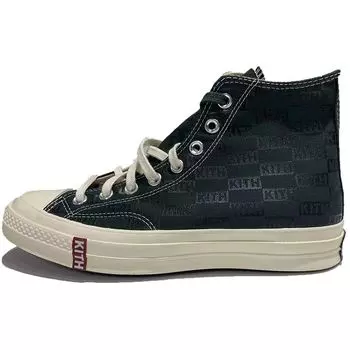 Кроссовки унисекс Converse Kith x Chuck 70 High Black Monogram Egret Natural 171864C 42.5