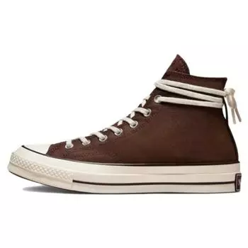 Кроссовки унисекс Converse Notre x Chuck 70 High Furniture Brown Deep-Mohagany Wood-Ash A01626C 41.5