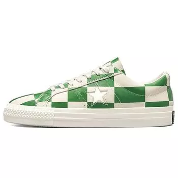 Кроссовки унисекс Converse One Star Low Warped Board - средние зеленые 172353C 35.5