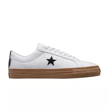 Кроссовки унисекс Converse One Star Pro Low White Dark Gum черные A03216C 35.5