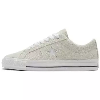 Кроссовки унисекс Converse One Star Pro Ox Egret кремово-черные белые A03220C 35