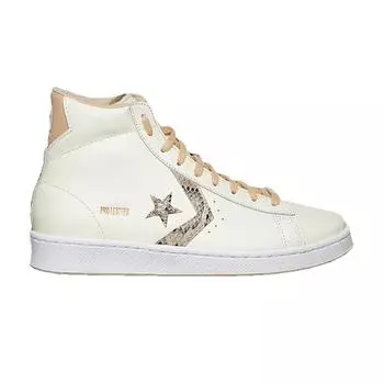 Кроссовки унисекс Converse Pro Leather High Snakeskin Кремовые Egret Nomad 170497C 37