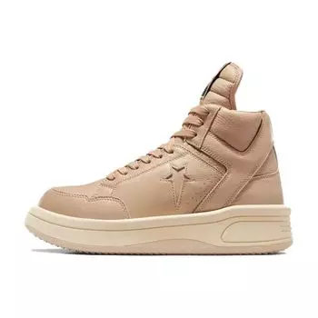 Кроссовки унисекс Converse Rick Owens x DRKSHDW TURBOWPN Mid Cave Коричневые Черные Egret A06757C 38