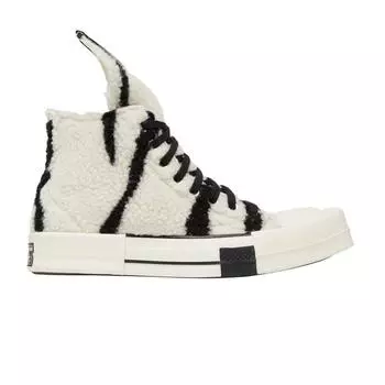 Кроссовки унисекс Converse Rick Owens x DRKSHDW TURBODRK Chuck 70 High Zebra White Lily-White Black A03943C 41.5