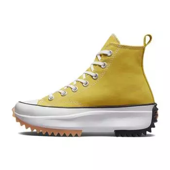 Кроссовки унисекс Converse Run Star Hike High Bitter Lemon Желтый Черный Белый A01365C 46.5