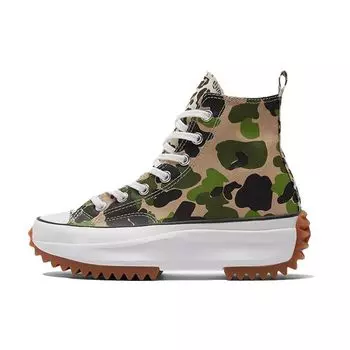Кроссовки унисекс Converse Run Star Hike High Archive Print Camo Green Candied-Ginger Piquant-Green 170913C 35