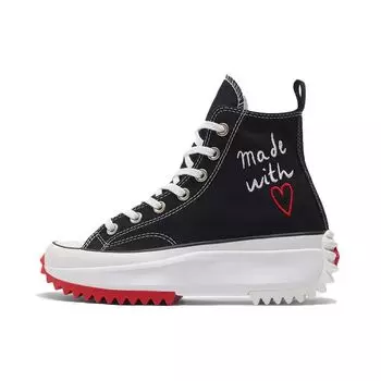 Кроссовки унисекс Converse Run Star Hike Valentines Day Black White University-Red 171120C 35