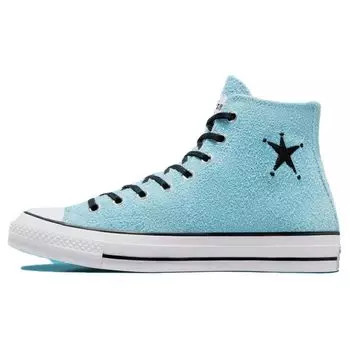 Кроссовки унисекс Converse Stussy x Chuck 70 High Sky Blue Egret Black A07663C 43