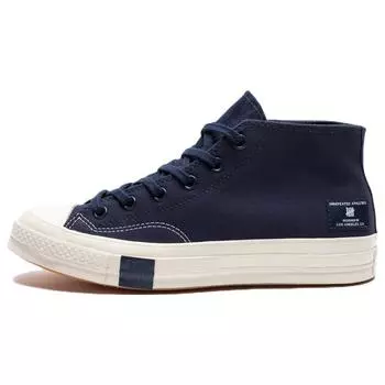 Кроссовки унисекс Converse Undefeated x Chuck 70 Mid Black Iris Blue Parchment A02142C 43