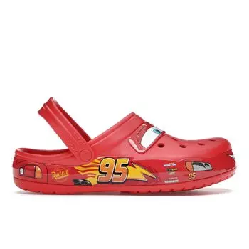 Кроссовки унисекс Crocs Cars x Classic Clog Lightning McQueen красные 205759-610 41-42