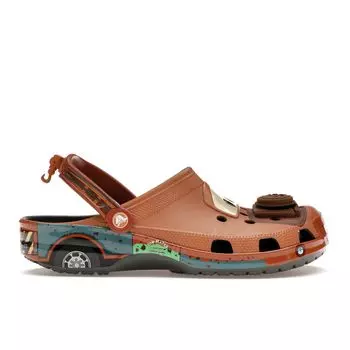Кроссовки унисекс Crocs Cars x Classic Clog Mater Brown Slate-Grey 209371-0DA 41-42