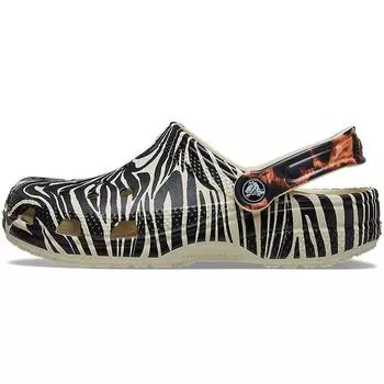 Кроссовки унисекс Crocs Classic Clog Animal Remix Black Bone Multi-Animal 207840-2Y9 38-39
