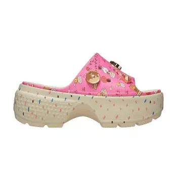 Кроссовки унисекс Crocs Line Friends x Stomp Slide Petit Sweets Pink Bone 209828-2Y2 41-42